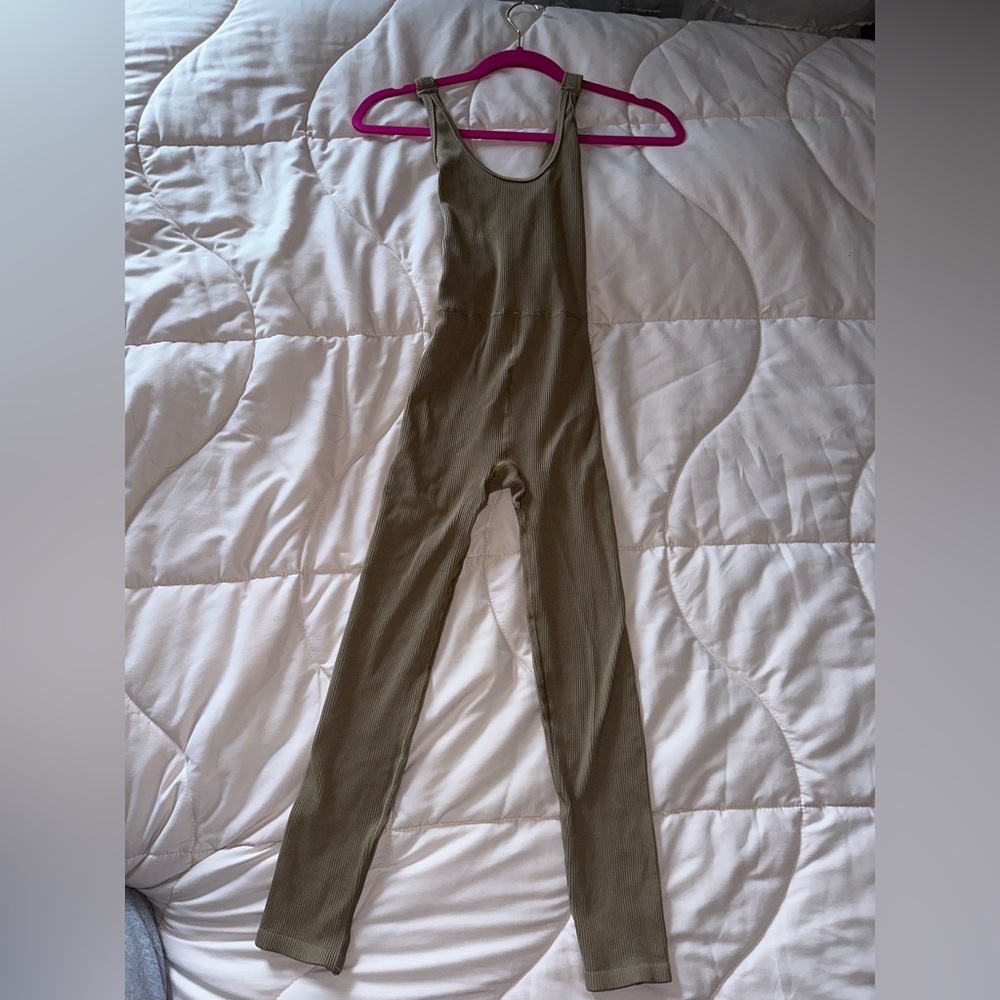 FP Movement by Free People tan yoga onesie size small